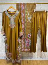 Ready To Wear Viral Long Kaftan Suit With Beautiful Embroidery Thread And Cut Work