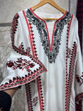 Ready To Wear Viral Pakistani Suit With Beautiful Embroidery Thread And Cut Work Sleeves