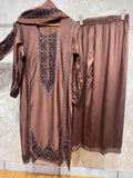 Ready To Wear Viral Pakistani Suit With Beautiful Embroidery Thread And Cut Work