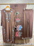 Ready To Wear Viral Pakistani Suit With Beautiful Embroidery Thread And Cut Work
