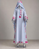 Ready To Wear Viral Long Kaftan Suit With Beautiful Embroidery Thread And Real Mirror Work on Neck